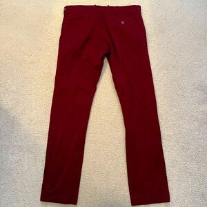 J.Crew Burgundy pants. 34x32